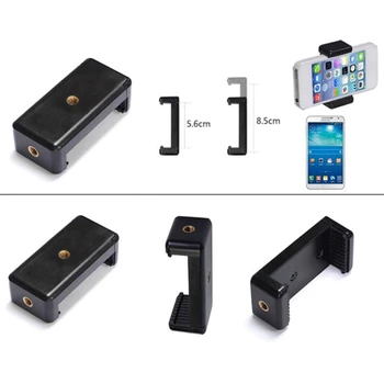 1 TK Selfie Stick /Kaamera /Statiiv /Mobiilne Telefon Clip Stand Adapter Hoidiku Klamber