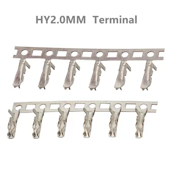 100TK 1000pcs Palju UUSI HY2.0 Naine Terminal 2,0 mm Sammuga Press Terminal HY2.0 shell board-to-juhtmeline ühendus