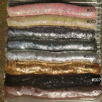 2019 Moe Riie Kuld, Hõbe Metall Võre Mabric Metallik Mequin Riie Kodu Kaunistamiseks Kardinad Kleit Kõrvarõngas DIY õmblemine
