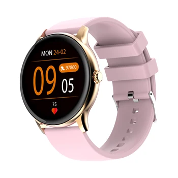 2022 uus Daamid Smart Watch Full Touch Fitness Tracker Sport Smartwatch mi ring ekraani tüdrukud paar kingitus naised armastavad mehi poisid