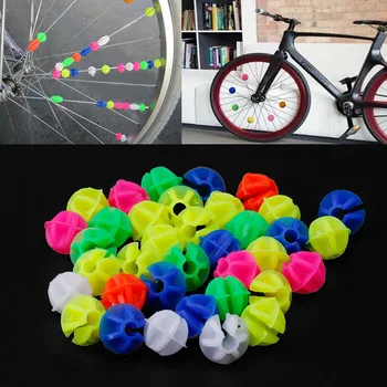 36Pcs Jalgratta Kodarad Ring Helmed Plastikust Multi-värvi Jalgrattaga Tsükli Ratas Rääkis Helmed Laste Jalgratas Decors