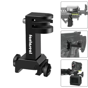 Action Kaamera Küljel Relv Picatinny Rail Mount Adapter Kit for Gopro Hero SONY FDX HDR Jahi Püss Püstol Karabiin Airsoft