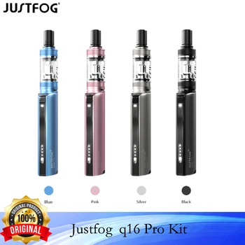 Algne Justfog Q16 Pro Starter Kit 900mah Ehitada Aku 1.9 ml Clearomizer Vape Pen Elektrooniline Sigaret 1.6 oomi OCC Coil