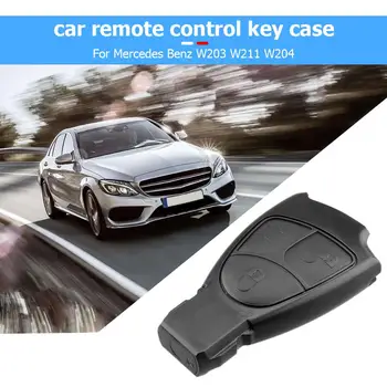 Auto Remote Key Shell 3 Nööpi Võti Juhul Katte Asendamine Mercedes Benz W203 W211 W204 Must