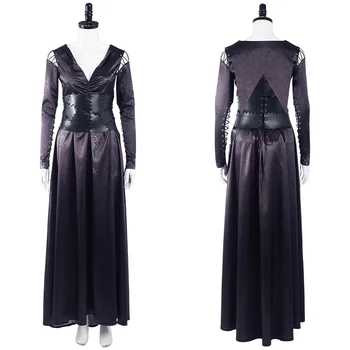 Bellatrix Lestrange Cosplay Kostüüm Kleit Varustus Halloween Carnival Ülikond