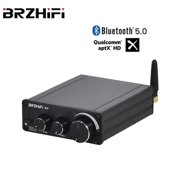 BRZHIFI Bluetooth-5.0 QCC5125 MA12070 Võimendi 2*80W 2.1 Võimsus HD Audio AUX APTX APTX-HD Mini HiFi Võimendi DIY Stereo kodukino