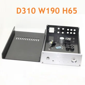 D310 W190 H65 A-Klassi Võimendi Pakkumise Šassii Uus DIY Alumiinium Hifi Ruum Kõrvaklappide DAC Preamp Võimendada Eluaseme WA65