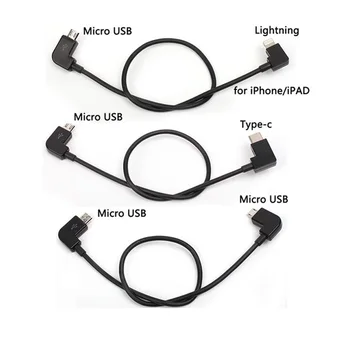 Data Kaabel DJI Säde/MAVIC Pro/Air 1Mavic 2 /Mini Kontrolli Micro-USB-Valgustus/Tüüp C/Micro line IPhone /Pad xiaomi