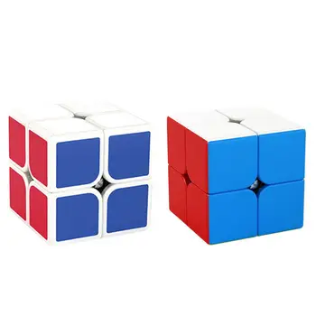 Dekompressiooni Meele 2X2 Magic Cube Puzzle Koolitus Reaktsiooni Kiirus Laste Erialane Haridus Mänguasjad