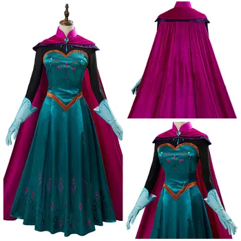 Filmi Elsa Kuninganna Cosplay Kostüüm Kostüüm Täiskasvanud Naiste Kleit Varustus Halloween Karnevali Kostüüm