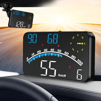 G10 HUD Auto Head Up Display Digital Clock, Odomeeter, Spidomeeter GPS Häire Pardal Arvuti Tuuleklaasi Projektor USB Omanik