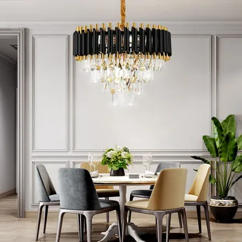 Kaasaegne Luksus Villa Kristall Lühter elutuba, Magamistuba Lae Crystal Lambi LED-Söögituba Valgustus Luksuslik Ripats Tuled