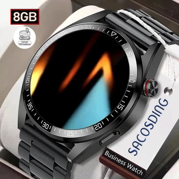 KALOSTE Uus Meeste Smart Watch AMOLED Ekraan, Bluetooth Kõne 8G RAM Kohalike Muusika Kellad Mood Smartwatch Jaoks Huawei Xiaomi apple