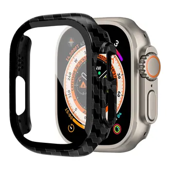 Klaas+Puhul Apple Vaadata Ultra 49mm bänd smart watch Tarvikud PC Bumper+Ekraani Kaitsekile iWatch Seeria Ultra Karastatud Kate
