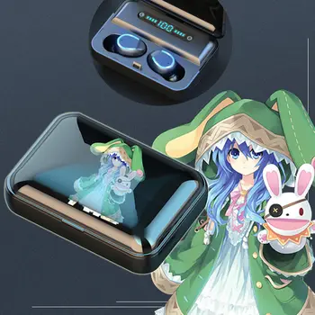 KUUPÄEV LIVE Bluetooth kõrvaklapid Himekawa Yoshino cosplay Android Traadita Earbuds 5.0 Laadimine box HD Anime Tokisaki Kurum