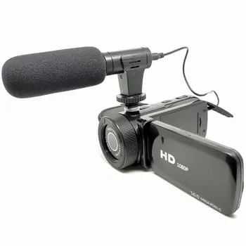 Kõrglahutusega Digitaalset Video-Kaamera, Mikrofon, lainurk-Objektiivi Kodu Vastupidav Digital Video Kaamera