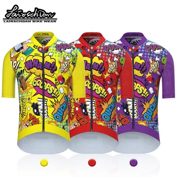 LairschDan Jersey Suvel Meeste FOX Cycling Team Kõrge Kvaliteedi Tricota Sport Camiseta Deportiva Enduro Tsükli Naljakas Maillot