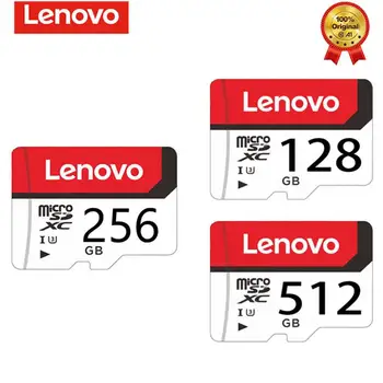 Lenovo Mikro-SD-Kaardi Flash Mälukaart 128GB 64GB 256GB 512 GB 32GB 128 Gb Micro SD Class 10 kiire Micro SD TF Kaardi