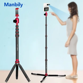 Manbily MT-02LH Paindlik Pihuarvutite alumiinium teleskoopsilindrit postid 360 Kraadi traadita Selfie Stick Mini Statiiv