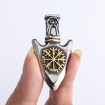 Meeste Viking Totem Arrowhead Tegema Kaelakee Kõrge Kvaliteedi Mood Vintage Ehted Amulett Kingitus