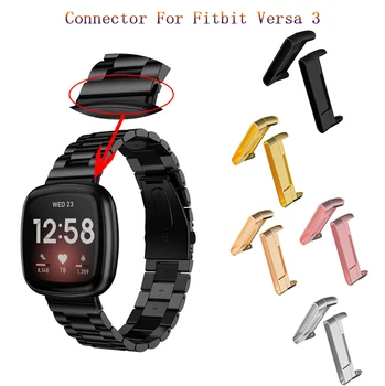 Metallist Pistik Adapter Fitbit Vastupidi 3 Smart watch Vaata bänd Fitbit Versa3 watch band tarvikud kõrge kvaliteediga