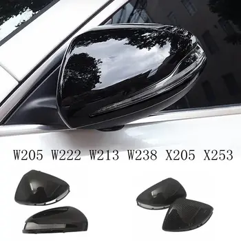Mõeldud Mercedes Benz C GLC S E-Klassi W205 X253 W222 W213 W238 Asendamine tahma Pool Rearview Mirror Cover Mütsid Shell LHD