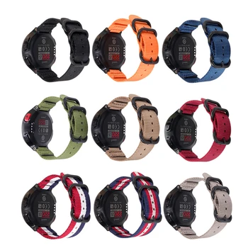 Nailon Lõuend Watch Band Rihm Sobib Casio G Shock AW-590 591 AWG-M100A M100B AWG-M100 G-7700 AWG-100 AWG-101 16mm must rihmad