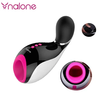 Nalone 7 Vibratsiooni Laetav Kunstliku Vagiina Elektrilised Mees Automaatne Masturbator Bluetooth Vibreeriv Oral Sex Mänguasjad Meestele