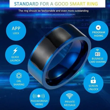 NFC Ringi Multifunktsionaalne Veekindel Digitaalne Smart Ringi Android Sõrme Rõngad, kõik Android ja Windows NFC Mobiil
