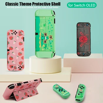 Nintendo Lüliti OLED Shell PC Puhul kaitseümbrise Õhuke Kate Naha Värvikas NS Swith OLED Tarvikud