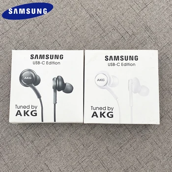Originaal Samsung USB-C Kõrvaklapid AKG In-Ear Kõrvaklapid Koos Juhtmega Kontrolli Mic Galaxy Note20 S20 S21 Ultra S20 S21 FE A90 A80