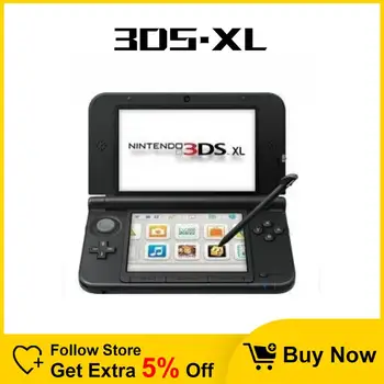 Original / Refuebished 3DSXL 3DSLL handheld mängukonsooli tasuta mängud zalda super smash bros pokemon päike nitendo 3ds
