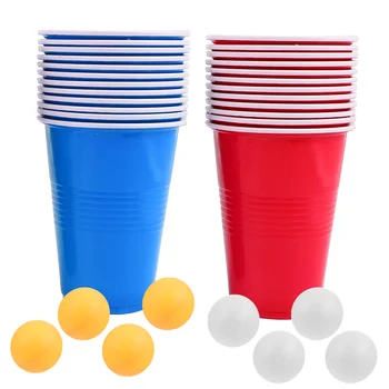 Pong Cup Mäng, Õlu Tassi Pool Õue Vee Pubi Tagaluugi Tennis Kaadrid Pallid Mini Tabel Shotglassesdisposable