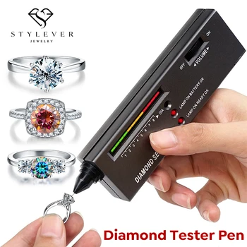 Professionaalne Suure Täpsusega Diamond Tester 2 Moissanite Kivi Lahti Gemstone Valija Ehted Vahend LED Diamond Näitaja Test Pliiats