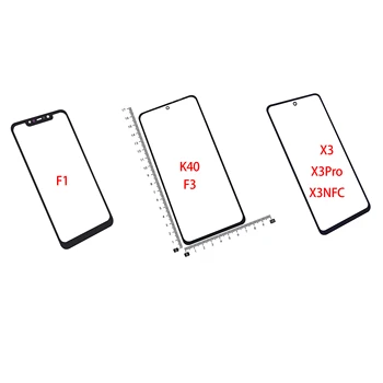 Puutetundlik ekraan Ees Klaasist puutepaneel Xiaomi Pocophone C3 F1 F3 Poco X2 X3 NFC X3 GT M3 Pro C3 Digitizer Objektiiv