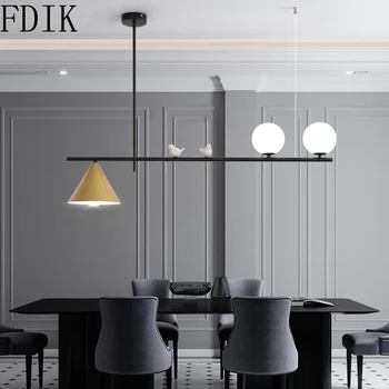 Põhjamaade Vaik Lind Ripats Tuled Modern Metal Loft Rippus Lamp Restoran Minimalistlik Hanglamp jaoks Söögituba Valgustid