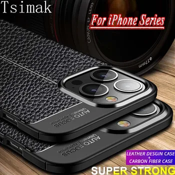 Põrutuskindel Case For iPhone 11 12 Mini Pro 13 14 Max Kate Apple iphone X-XR, XS 6 7 8 Plus 6S SE 2020 2022 Silikoon Tagasi Coque