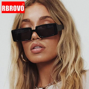 RBROVO 2021 Ristküliku Retro Päikeseprillid Naiste Vintage Prillide Naiste/Meeste Luksus Brand Prillid Naiste Väike Oculos De Sol UV400