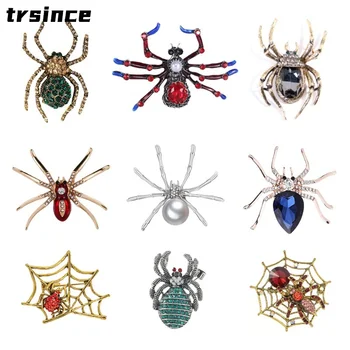 Retro Loominguline Putukate Pin Spider Sõle Moe Riided Krae Prossid Poole Pidulik Riided Tarvikud