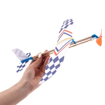 Rubber Band Powered Lennuk Vähe Thunderbird DIY kokku pandud Lennunduse Lennukid Mudel Mänguasi DIY Teadus Lapsed Mänguasjad