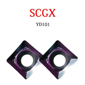 SCGX 09T304 -LC YD101 SCGX09 SCGX09T308 -LH 120408 CNC Masin Karbiid Lisab 10TK Treipingi Lõikur Vahendeid Töötlemise Alumiinium