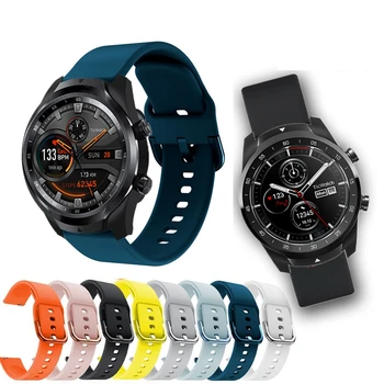 Silikoon Watchband Jaoks Ticwatch Pro GTX Pehme Reguleeritav, Käevõru Ticwatch Pro3 Pro2020 Asendamine Rihm Smart Watch Ansamblid