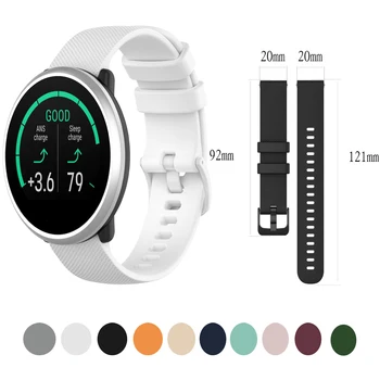 Silikoon Watchband Rihma Polar Ignit 20mm Smart Watch Band Käevõru Sport Asendamine Käepaela Polari Ignit watchband