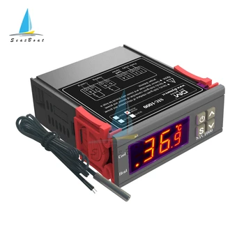 STC-1000 220V 12V 24V Digital Temperature Controller, LED Termostaat Lüliti Thermoregulator jaoks Inkubaator Relee Küte Jahutus