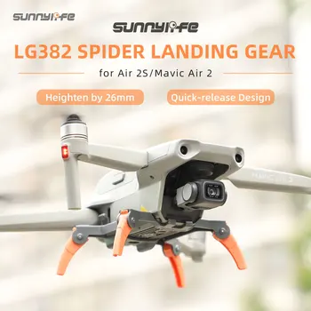 Sunnylife LG382 telik Laiendid Kõrgendatud Spider Käiku tugijala Protector Tarvikud Õhu 2S/Mavic Air 2