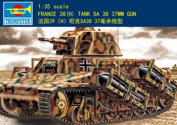 Trumpeter 00352 1/35 Prantsusmaa 39(H) Tank