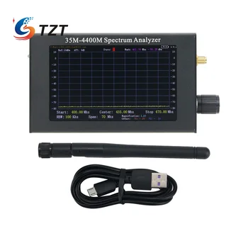 TZT 35M-4400M 4.3 Tolline Professionaalne Kaasaskantav Mini Spektri Analüsaator Mõõtmine Sisetelefoni Signaali LCD TFT 480*800 Ekraan