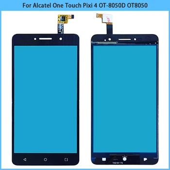 Uus 8050D Puutetundlik Jaoks Alcatel One Touch Pixi 4 OT-8050D OT8050 8050 Puutetundlik Paneel Digitizer Sensor LCD Esi Klaas