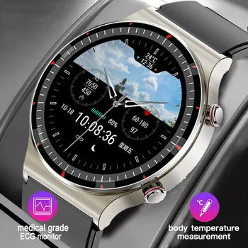 Uus Meditsiiniline Klass EKG PPG Smart Watch Meeste Keha Temperatuuri Infrapuna Vere Hapniku Magada Jälgida Sport Smartwatch Veekindel IP67