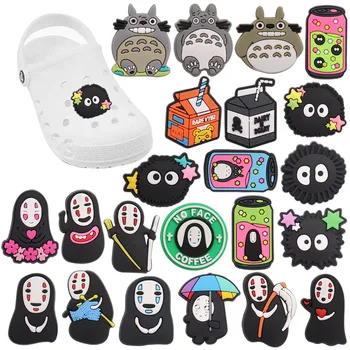 Uute tulijate 1tk Kinga Võlusid Koomiks Anime Kawaii Kassi Mask Mees Tarvikud PVC Kinga Teenetemärgi Wristbands Croc Jibz Kingitus